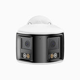 FCD600 - 6MP UHD Dual-Lens Outdoor PoE Security Camera, 180° Panoramic View, Smart Dual Light Night Vision, Two-Way Audio, Active Siren & Alarm, Human & Vehicle Detection, IP67